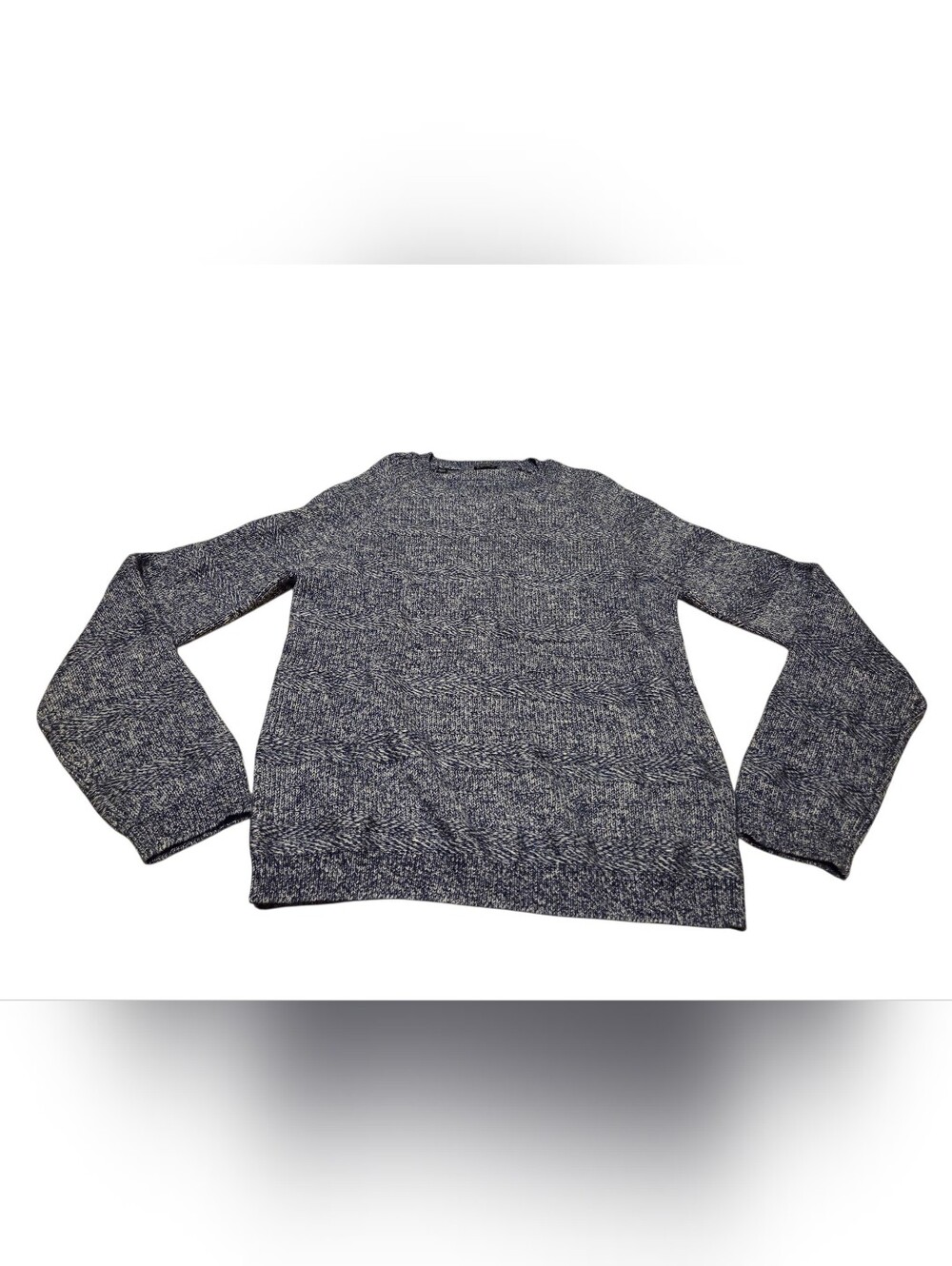 Buffalo David Bitton Men's Marled Knit Crewneck Sweater Blue/White XL